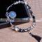 Fashion pashmina style elastic cord bead bracelet