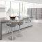 Best price high quality gray lacquer kitchen cabinet for small kitchen design