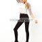High Waist Denim Tube Pants in Clean Black for women (LOTX118)