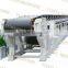 Inclined flat fertilizer belt roller conveyor for sale