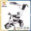 Original design outdoor 3 wheel kid tricycle baby with adjustable roof for sale
