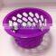 YXI04 MINI ROUND LAUNDRY BASKET,SMALL PLASTIC STORAGE BASKET