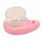 professional Comma Shape Soft fiber Face Clean Deep Cleansing Wash Pore Facial Brush