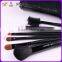 Seven-piece High-grade Goat/Nylon Brush Set with Black Cosmetic Bag