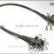 Fishing Wire Leader With Rolling Swivel And Interlock Snap 12"/60LBS
