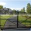 metal Security Gate/ Garden decorative privacy cast aluminium wrought iron fence and gates in stock