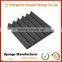 Efficient wedge shape Recording room fireproof sound absorbent foam self adhesive acoustic foam