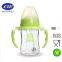 2017 Hot sale baby feeding bottle , wide Mouth glass baby bottle