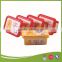 food grade IML logo design plastic cheese box