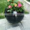 FO-186 Round shape fiberglass flower planter for decor