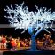H2.5m LED large lighted outdoor artificial tree for weddings