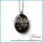 Low MOQ Resin Real Flower Necklace Herbarium Pendant