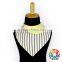 Blank Baby Bib With Bow Cute Triangle Baby Bibs Stripe Baby Bibs With Animal