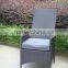 Outdoor high back rattan chairs