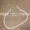 charms 7-7.5mm white button freshwater pearl necklace