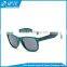 Hot selling fashion grain design imitation wood sunglasses with custom Logo