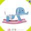 wholesale delicate wooden rocking horse lovely baby wooden cheap rocking horse W16D024