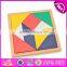 2017 Best design 9 pieces classic wooden tangrams for kids W14A166