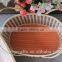 Storage Bamboo Basket With Handle For Picnic