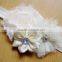 wholesale daisy handmade elastic shabby flower headband for baby