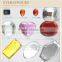 Faceted flat back acrylic gems