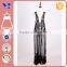 Mesh transparent opening body style maxi embroidery hot night wear