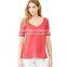 Women Casual Candy Color Cotton Short Sleeve T-shirt