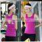 8515 Polyester Spandex High Quality Women Sports Wear Crop Top Womens Fitness Top