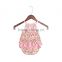 Summer hot sale infant and toddlers clothing romper boutique baby girl floral bubble romper