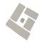2*2cm Electronics Thermally Conductive Interface Material Solutioner / Thermal Gap Pad