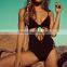 Women Strap Black Hollow One-Piece Bikini Beach SwimWear NP000001