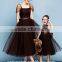 Hot Sale Mom And Daughter Dress Girls Brown Tutu Dress Evening Party Dress