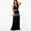 Drapey hippie boho style casual women's maxi skirt with pockets