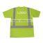 ANSI 107 hi Viz 3M8710 Heat-applied Reflective Tape Safety T-shirt