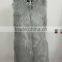 White color imitation rex rabbit faux fur vest for ladies