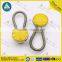 High tension metal collar extenders in different colors crystal mounted with elastic in the spring