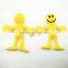 TPR Sticky Man Toys With Smile Face Design Stretchy Toy