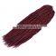 2016 Best selling no tangle top quality Three Strand senegal twist braids Extension Crochet Braids Synthetic Braiding Hair 201g