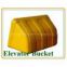 Polymer elevator bucket