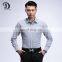 Wholesale custom office cotton combed double collar men shirt