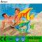 PVC inflatable cheap beautiful fish shaped swim tube for kids' summer water toys