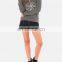 CHEFON Motif front cozy wide-cut long sleeve grey sweater CLS0031