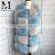 New Arrival 2015 Winter Warm Vest Fashion Women Fox Fur Vest Real Fur Coat