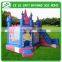 0.55mm PVC tarpaulin inflatable castle with air blower for sale