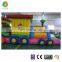 Long train kids inflatable obstacle course, obstacles game for kids, inflatable bouncer obstacle course