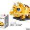 ABS plastic material building blocks toys 57 pcs block toy train play set