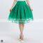 T-SK518 China Clothes Summer Midi Women Pleated Lace Skirt Design