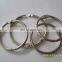 Wholesale metal opening keyring/metal spring closing rings for bag part accessories