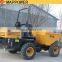 CE certification front dozer 3ton site dumper, hydraulic mini dumper, front tipper