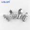 BKTC Air hose tube connector nickel-plated whole brass pneumatic ferrule quick fitting
